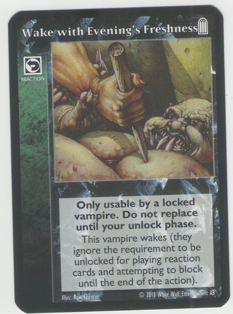 Wake with Evening's Freshness [SP set] - VTES CCG