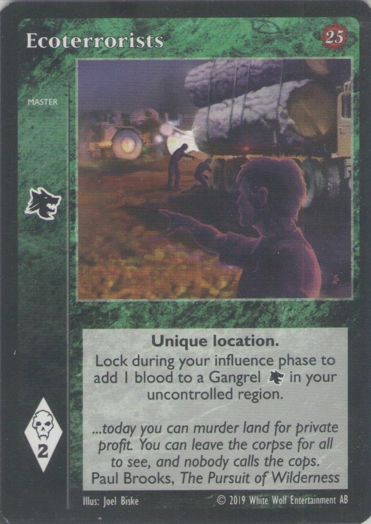 Ecoterrorists [25th set] - VTES CCG