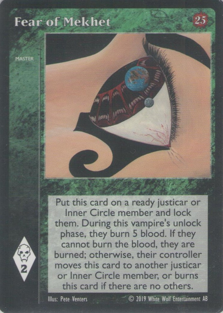 Fear of Mekhet [25th set] - VTES CCG