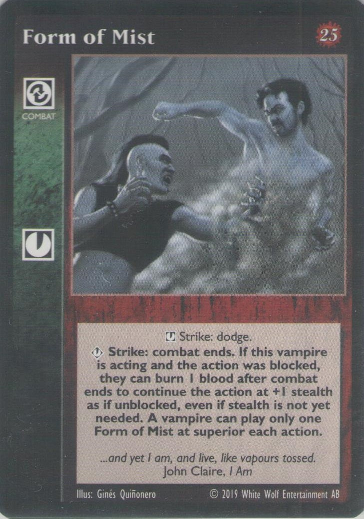 Form of Mist [25th set] - VTES CCG