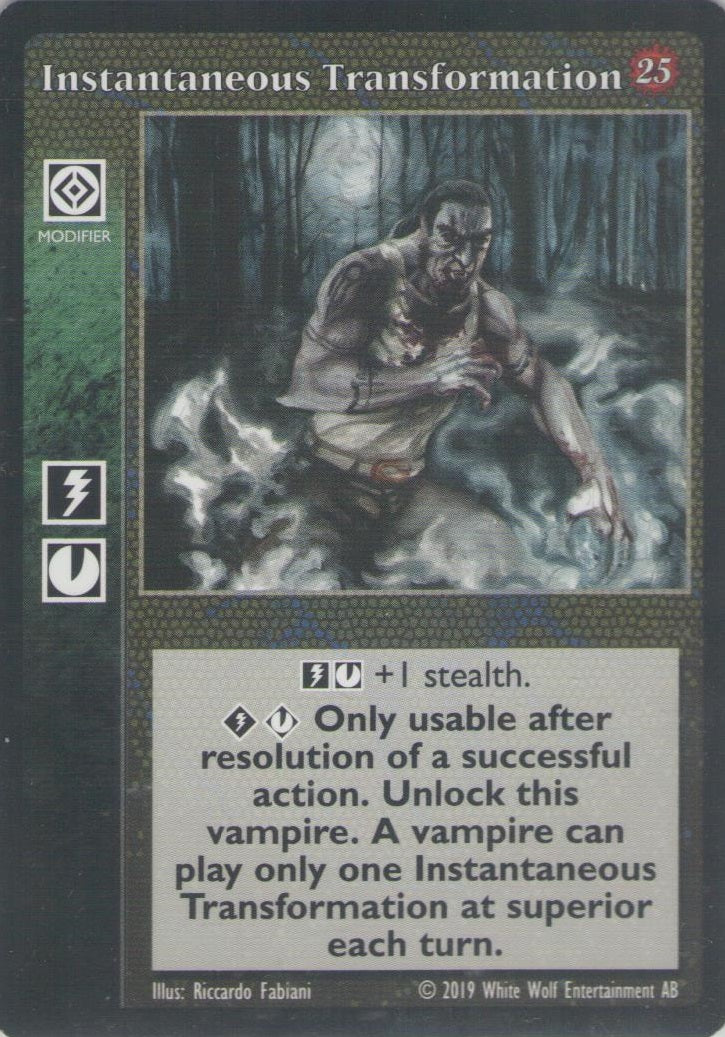 Instantaneous Transformation [25th set] - VTES CCG