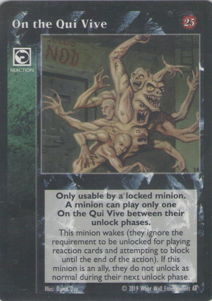 On the Qui Vive [25th set] - VTES CCG
