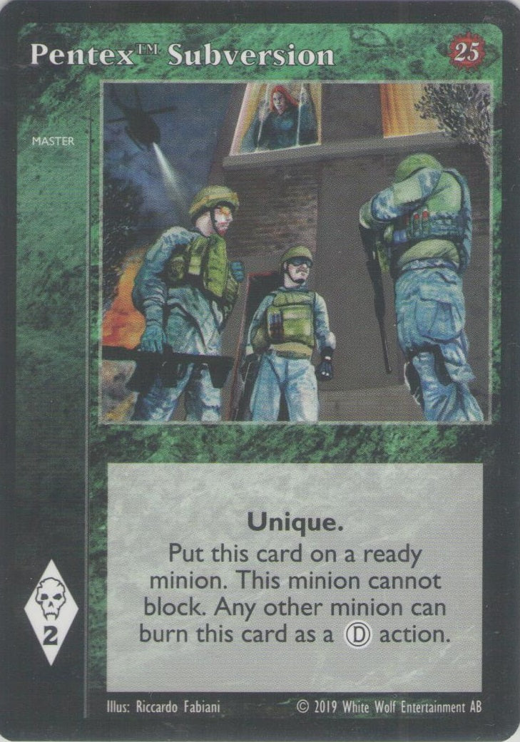 Pentex(TM) Subversion [25th set] - VTES CCG