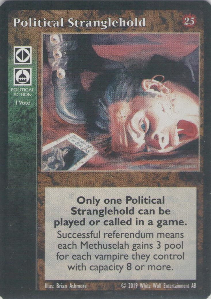 Political Stranglehold [25th set] - VTES CCG