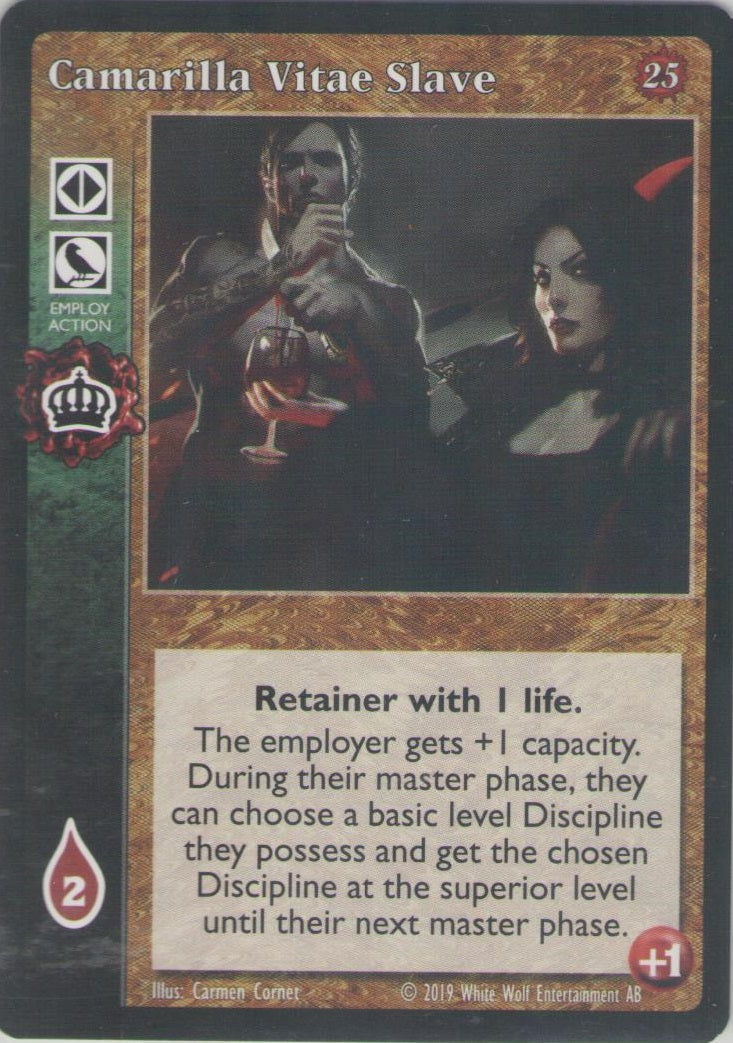 Camarilla Vitae Slave [25th set] - VTES CCG