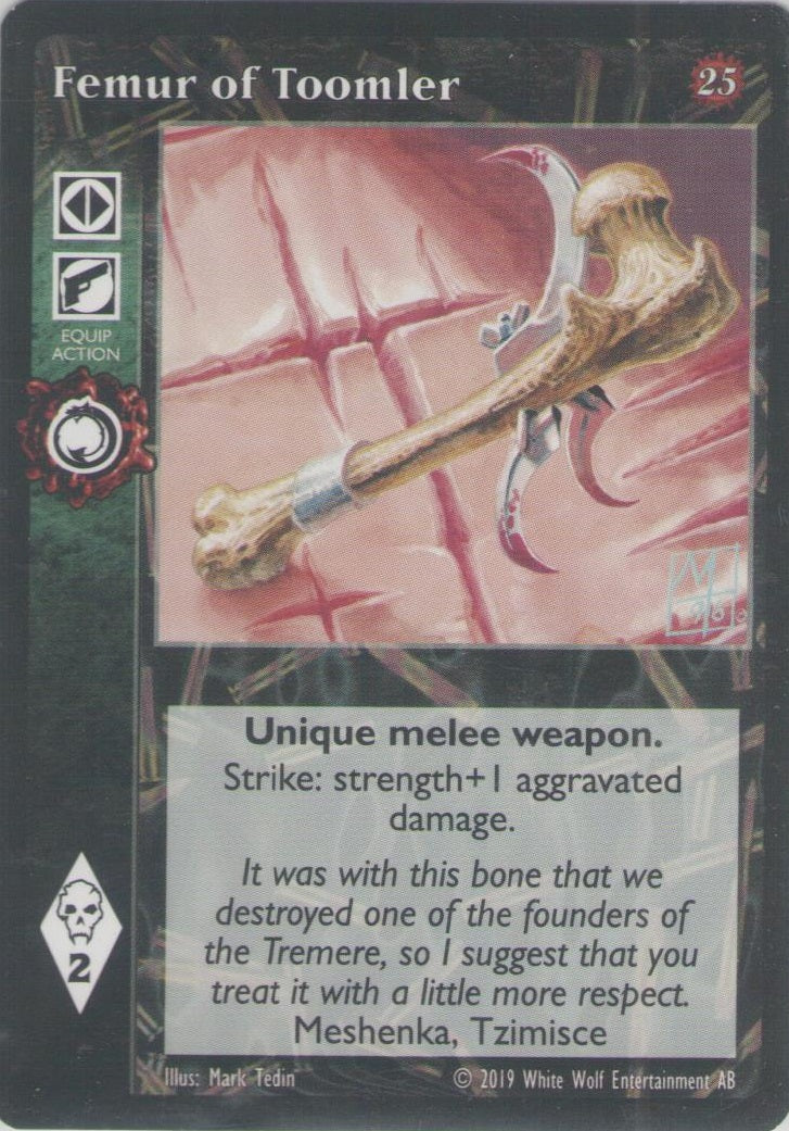 Femur of Toomler [25th set] - VTES CCG