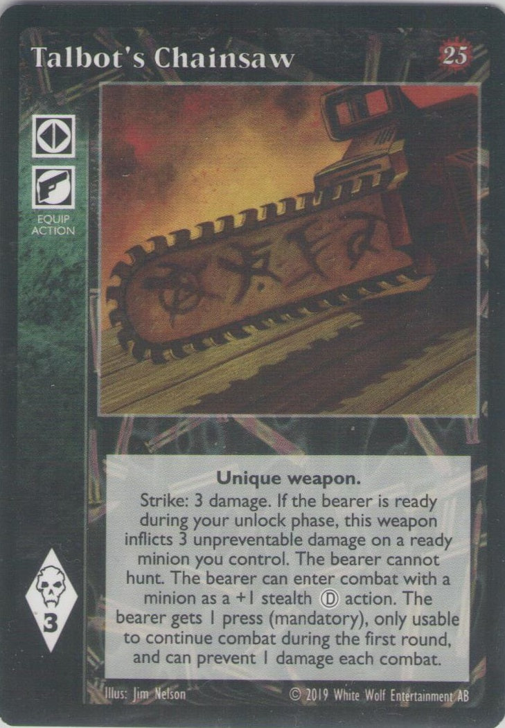 Talbot's Chainsaw [25th set] - VTES CCG