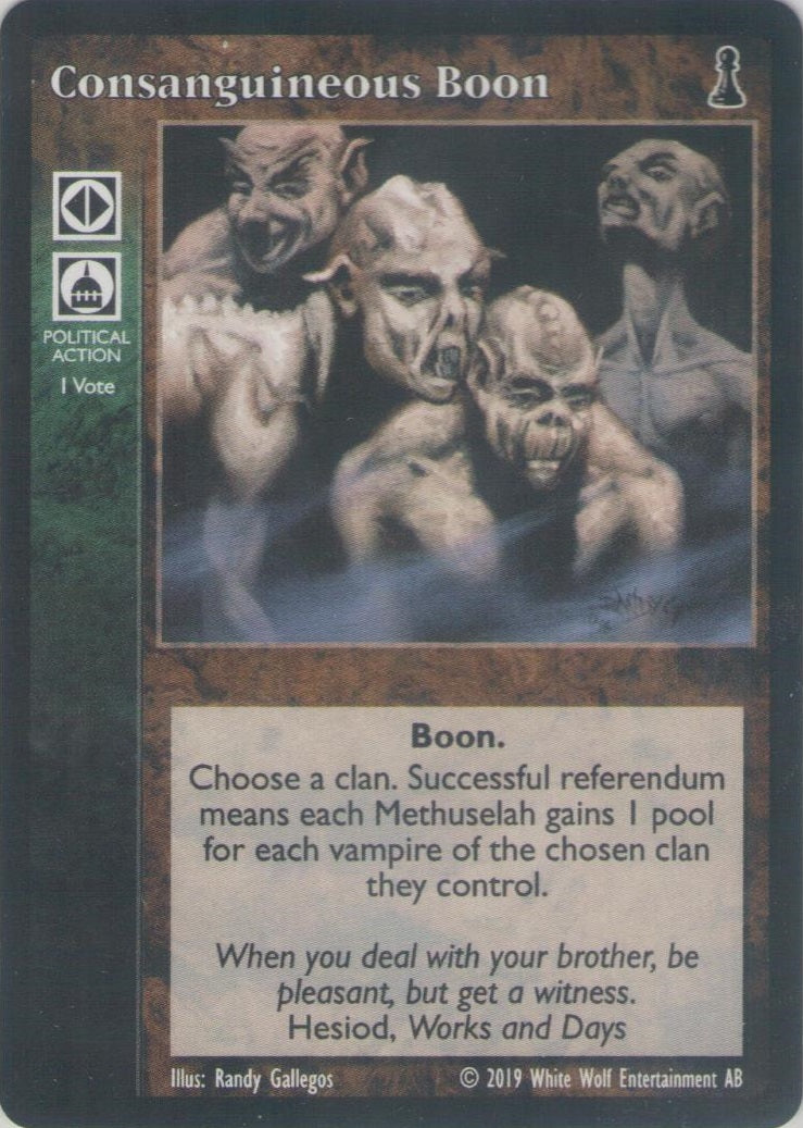 Consanguineous Boon [FB set] - VTES CCG