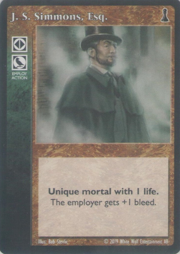 J. S. Simmons, Esq. [FB set] - VTES CCG