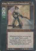 Kine Resources Contested [FB set] - VTES CCG