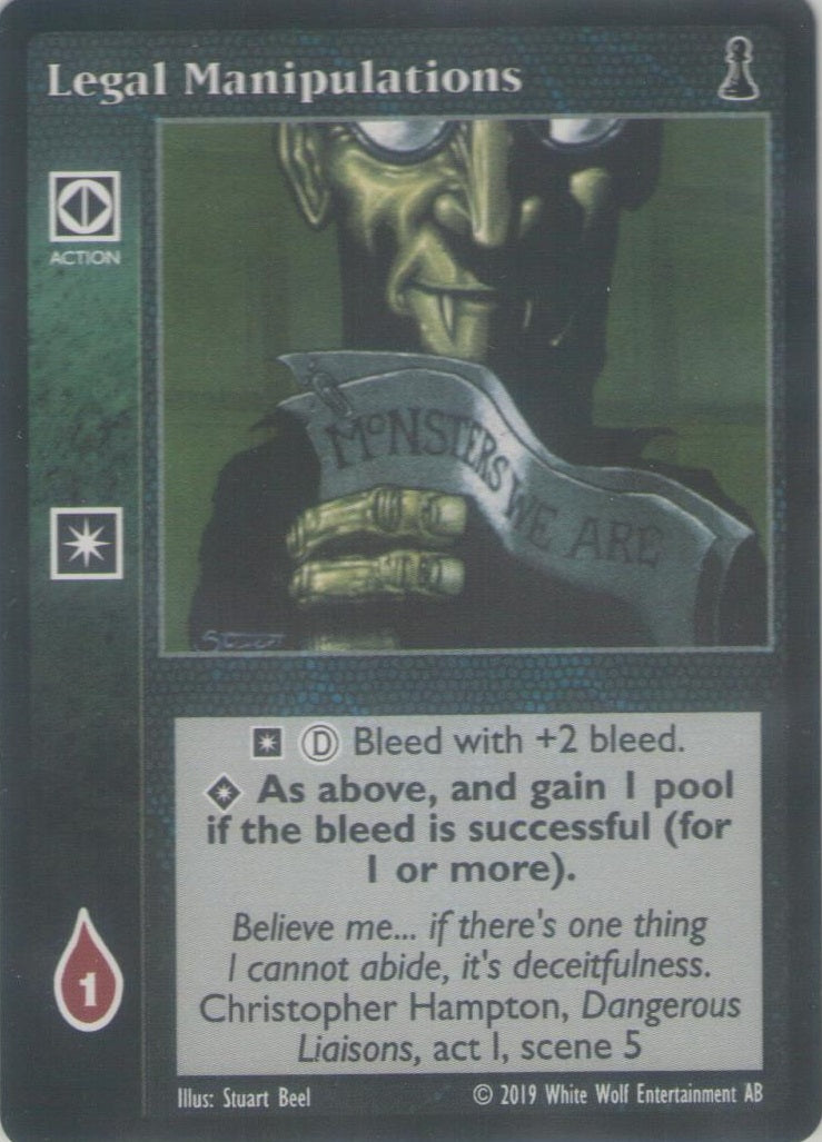 Legal Manipulations [FB set] - VTES CCG