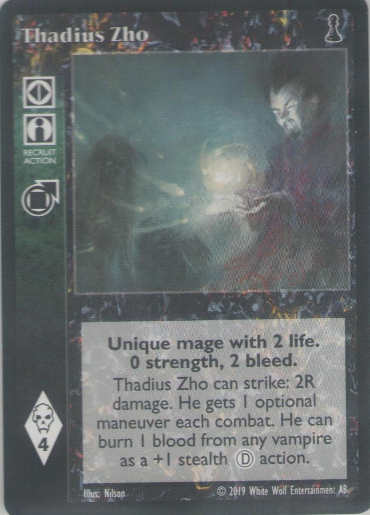 Thadius Zho [FB set] - VTES CCG