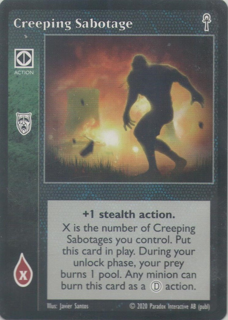 Creeping Sabotage [V5 set] - VTES CCG