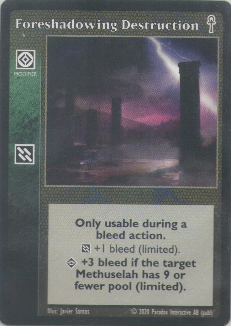 Foreshadowing Destruction [V5 set] - VTES CCG