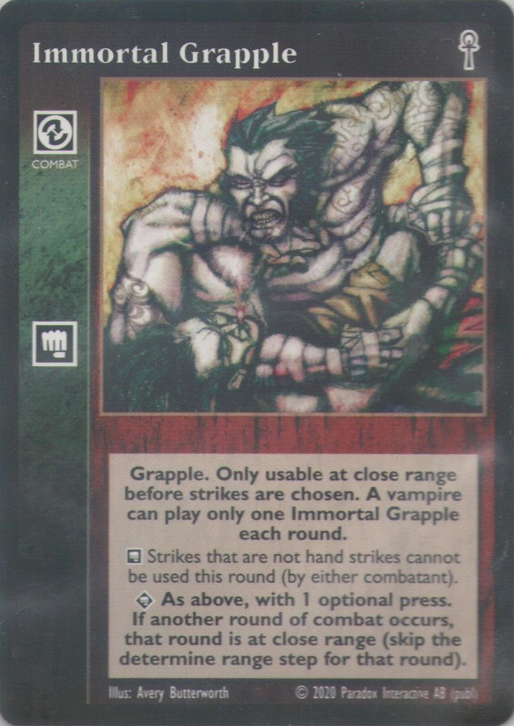 Immortal Grapple [V5 set] - VTES CCG
