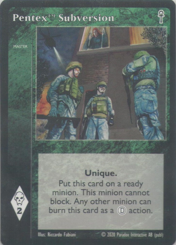 Pentex(TM) Subversion [V5 set] - VTES CCG