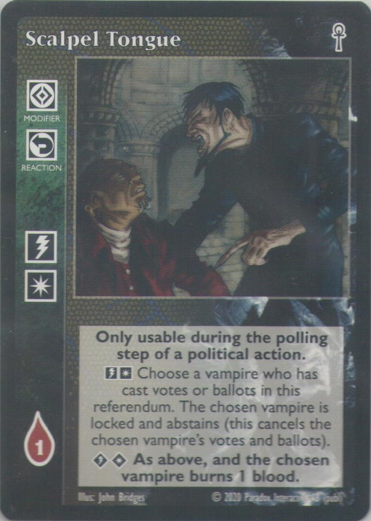 Scalpel Tongue [V5 set] - VTES CCG
