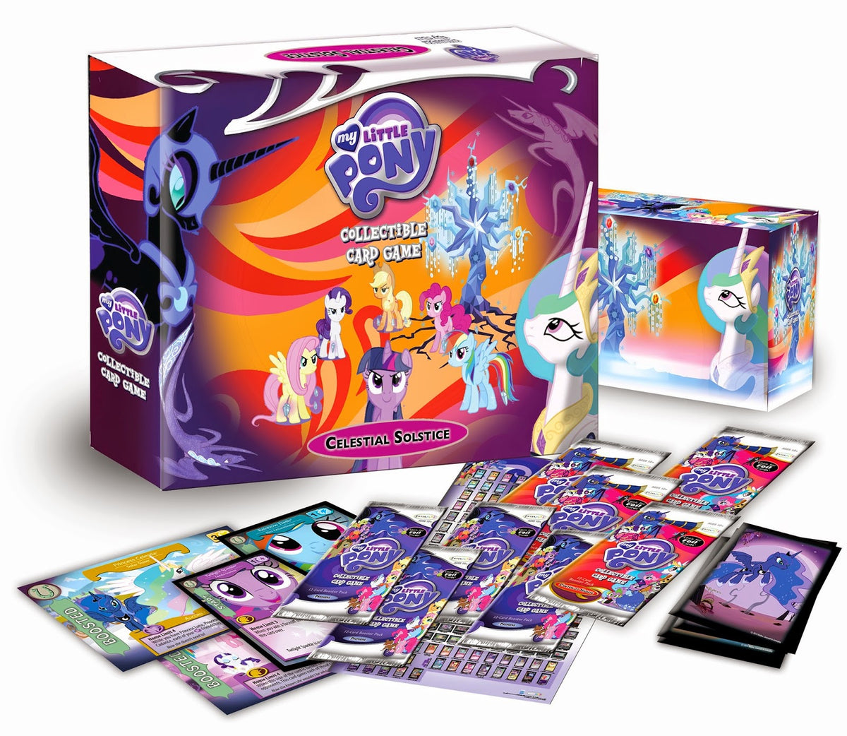 Celestial Solstice Deluxe Set — visuel promotionnel de 2014, présentation indicative du coffret et des accessoires