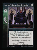 Haqim's Law: Leadership [Legacy I set] - VTES CCG
