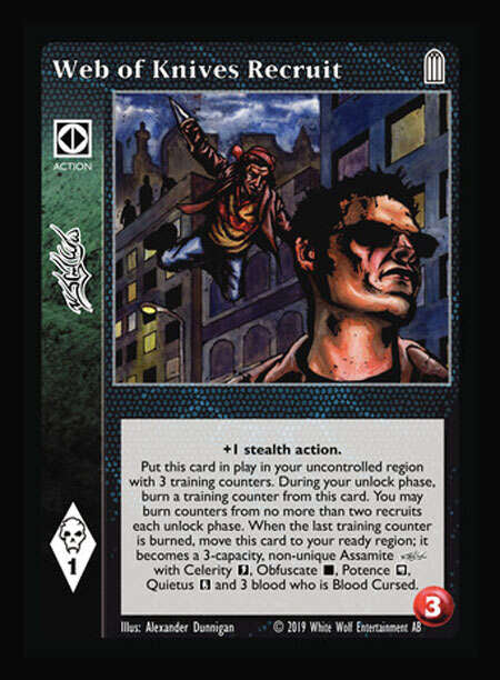 Web of Knives Recruit [Legacy I set] - VTES CCG