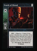 Truth of Blood [Legacy I set] - VTES CCG