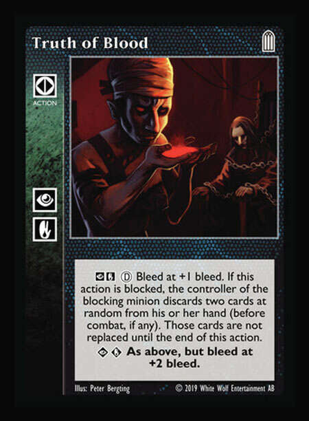 Truth of Blood [Legacy I set] - VTES CCG