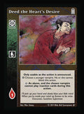 Deed the Heart's Desire [Legacy I set] - VTES CCG