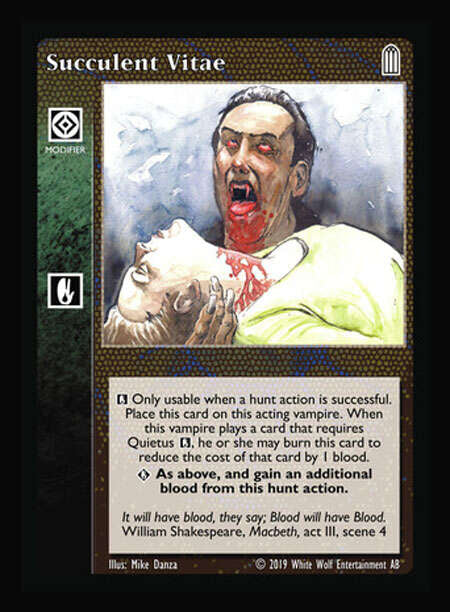 Succulent Vitae [Legacy I set] - VTES CCG