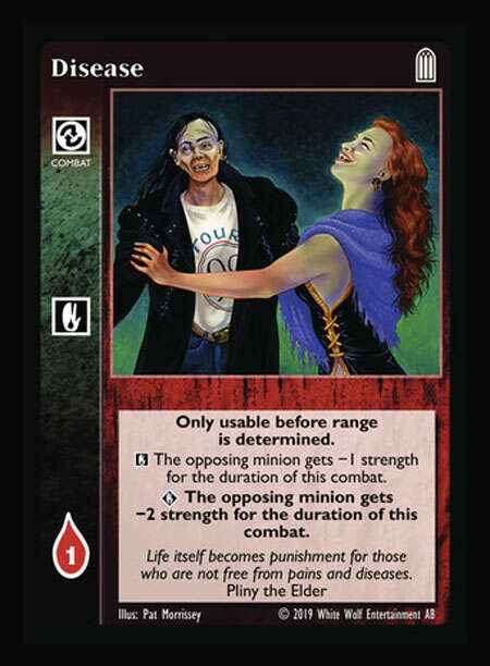 Disease [Legacy I set] - VTES CCG
