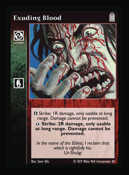 Exuding Blood [Legacy I set] - VTES CCG