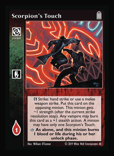 Scorpion's Touch [Legacy I set] - VTES CCG