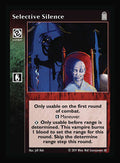 Selective Silence [Legacy I set] - VTES CCG