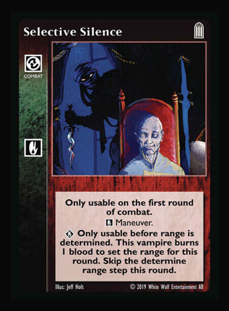 Selective Silence [Legacy I set] - VTES CCG