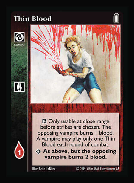 Thin Blood [Legacy I set] - VTES CCG