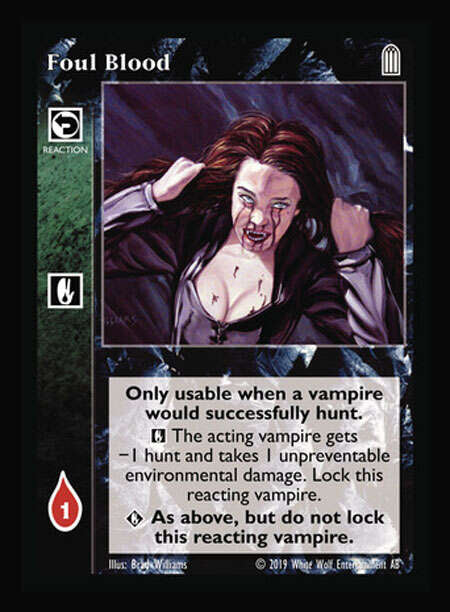 Foul Blood [Legacy I set] - VTES CCG