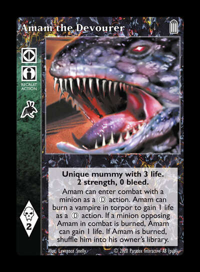 Amam the Devourer [Legacy II set] - VTES CCG
