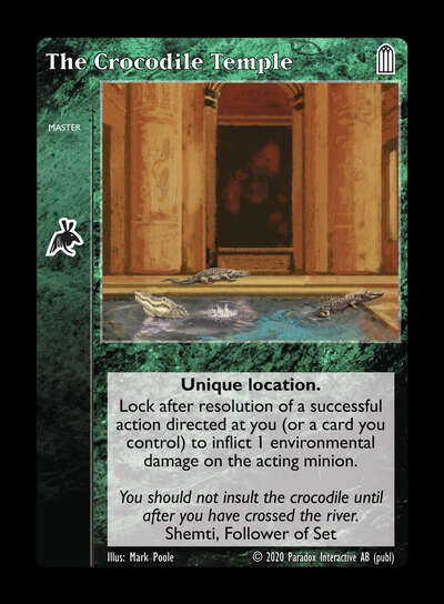 The Crocodile Temple [Legacy II set] - VTES CCG