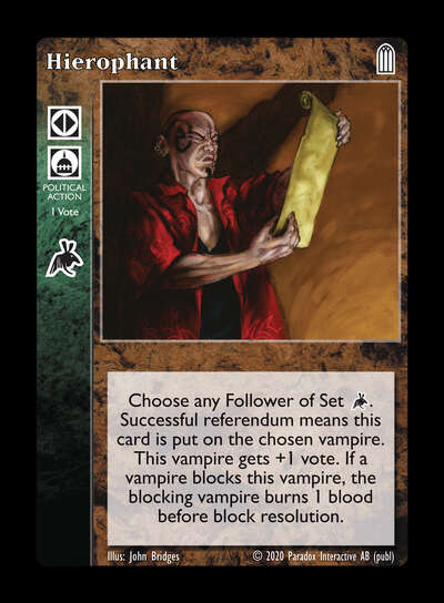 Hierophant [Legacy II set] - VTES CCG