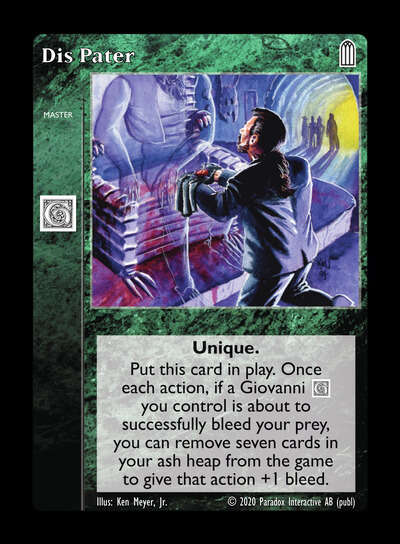 Dis Pater [Legacy II set] - VTES CCG