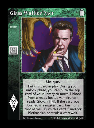 Glass Walker Pact [Legacy II set] - VTES CCG