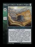 Khazar's Diary (Endless Night) [Legacy II set] - VTES CCG