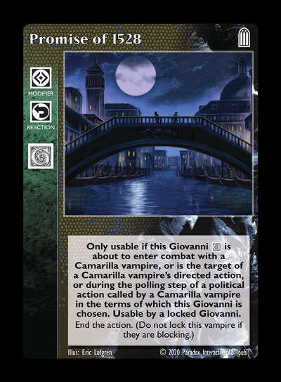 Promise of 1528 [Legacy II set] - VTES CCG