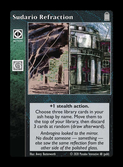 Sudario Refraction [Legacy II set] - VTES CCG