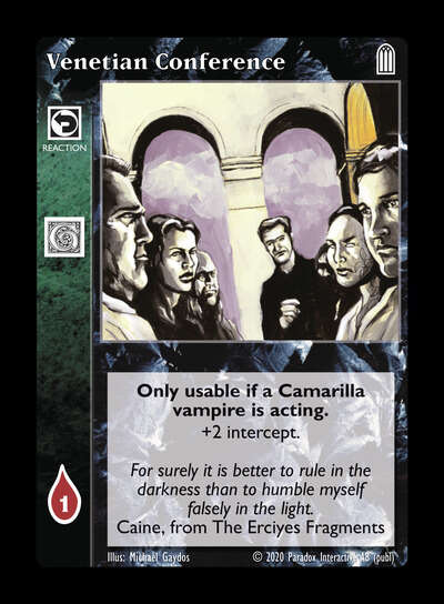Venetian Conference [Legacy II set] - VTES CCG