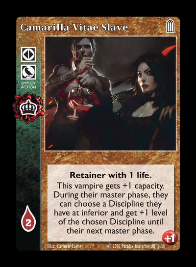 Camarilla Vitae Slave [Legacy II set] - VTES CCG