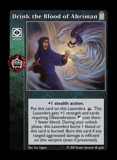 Drink the Blood of Ahriman [Legacy II set] - VTES CCG
