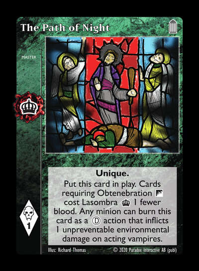 The Path of Night [Legacy II set] - VTES CCG