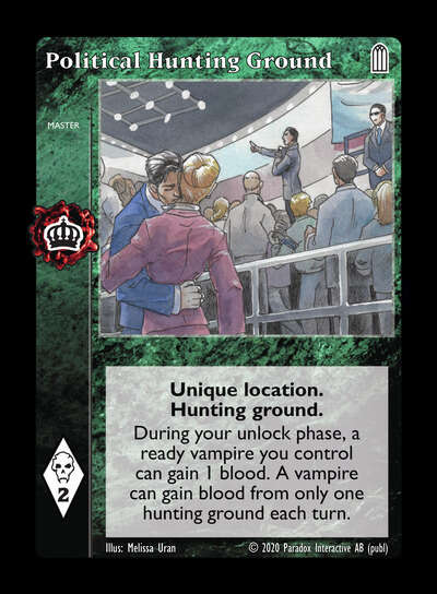Political Hunting Ground [Legacy II set] - VTES CCG