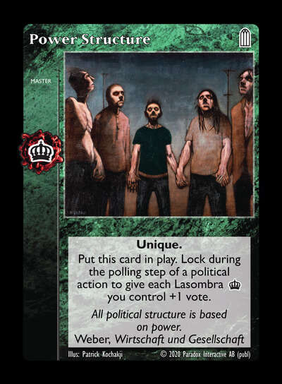 Power Structure [Legacy II set] - VTES CCG