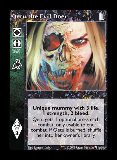 Qetu the Evil Doer [Legacy II set] - VTES CCG